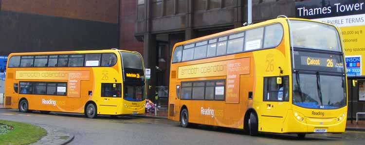 Reading Buses Alexander Dennis Enviro400H 204 & 205
